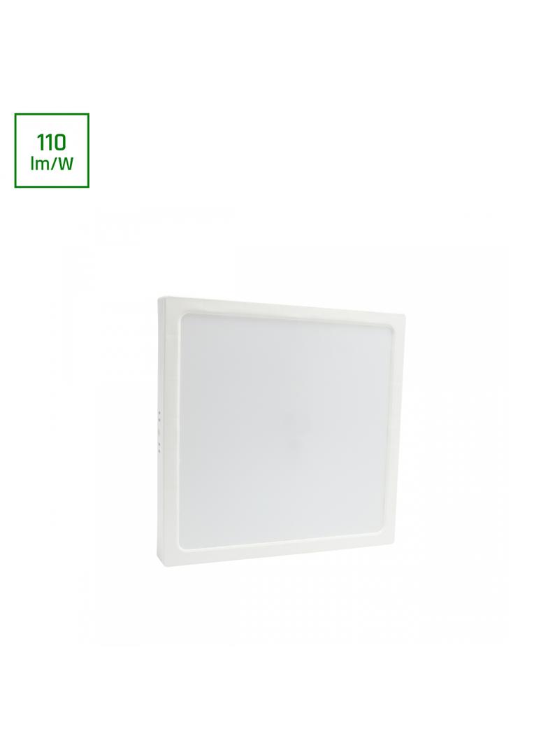 ALGINE NATYNK DOWNLIGHT 24W NW 230V 120st IP20     IK06 288x288x38mm BIAŁY kwadrat