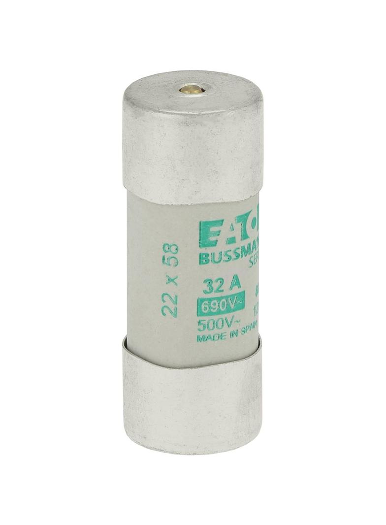 C22M32S Wkładka cylindryczna z wybijakiem 22x58 32A GG 690V AC C22M32S EATON