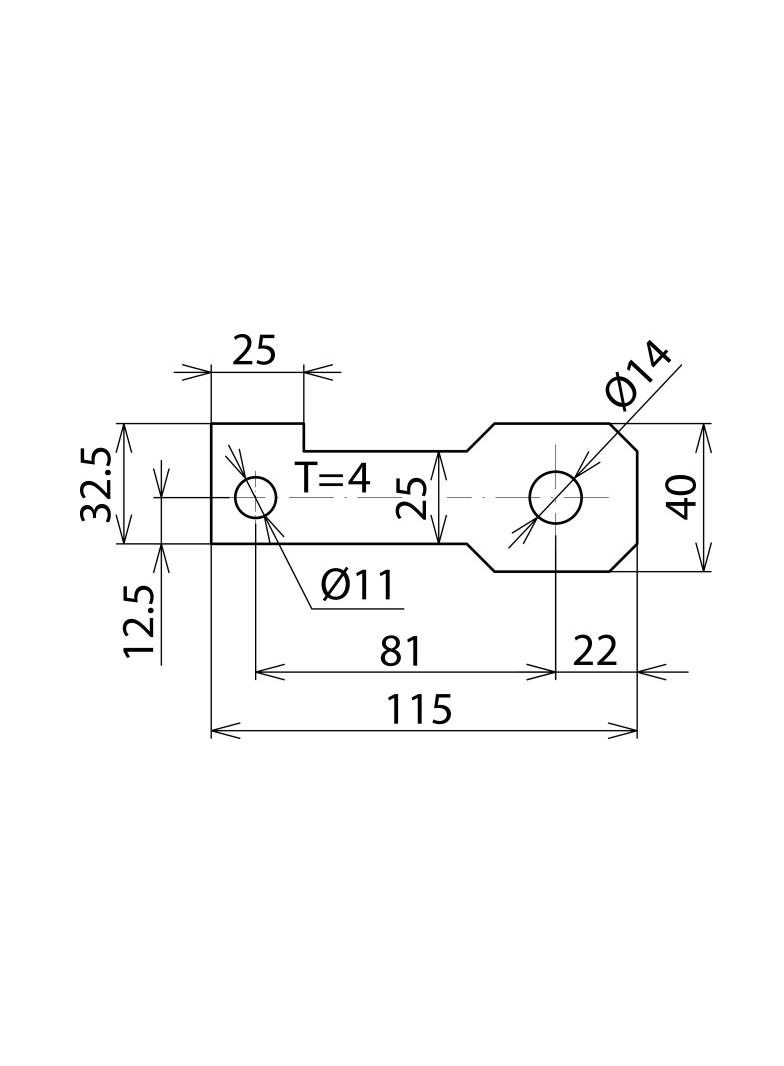 Kształtka przyłączeniowa prosta