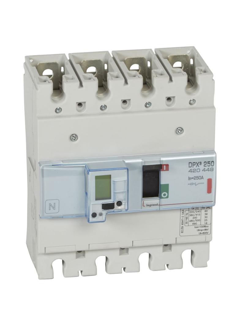 Wyłącznik DPX3 250 El+P 4P 250A 36kA 420449 LEGRAND
