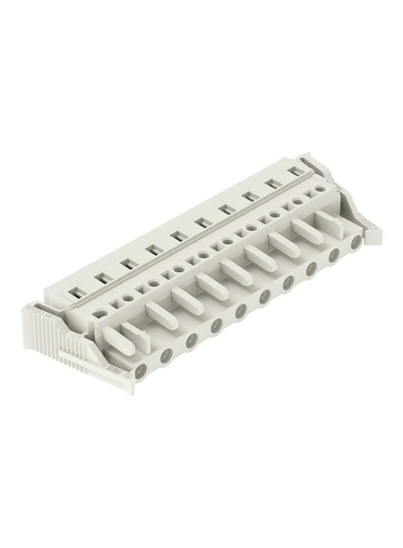 Gniazdo MCS‑MIDI Classic 10‑biegunowe jasnoszare raster 7,5mm 721‑210/037‑000 /25szt./ WAGO