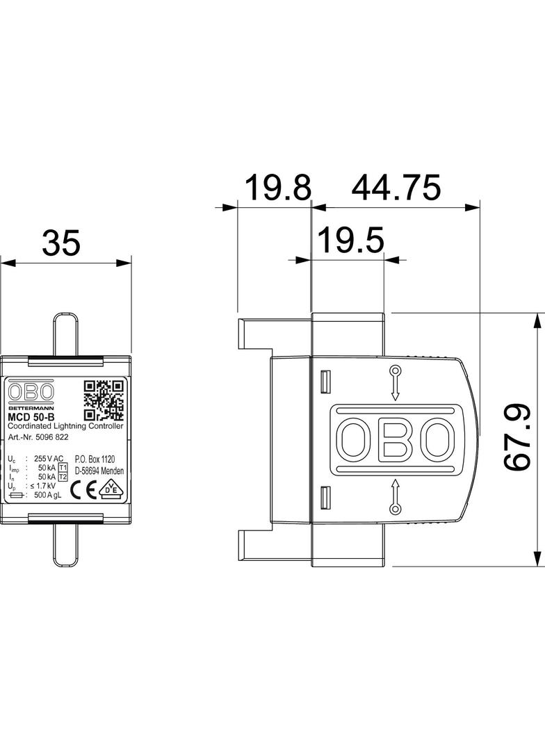 MCD 50-B/0, WKŁADKA MCD 50-B/0