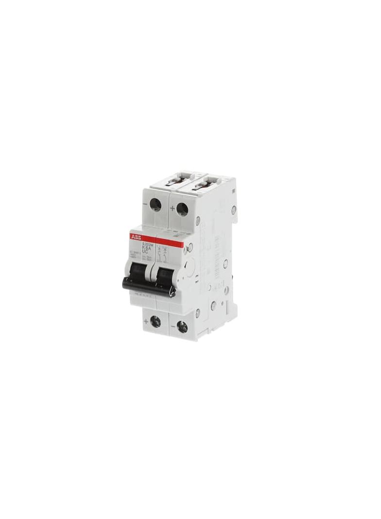 S202M-K6UC Wyłącznik nadprądowy 10kA AC/DC 2P K6A 2CDS272061R0377 ABB
