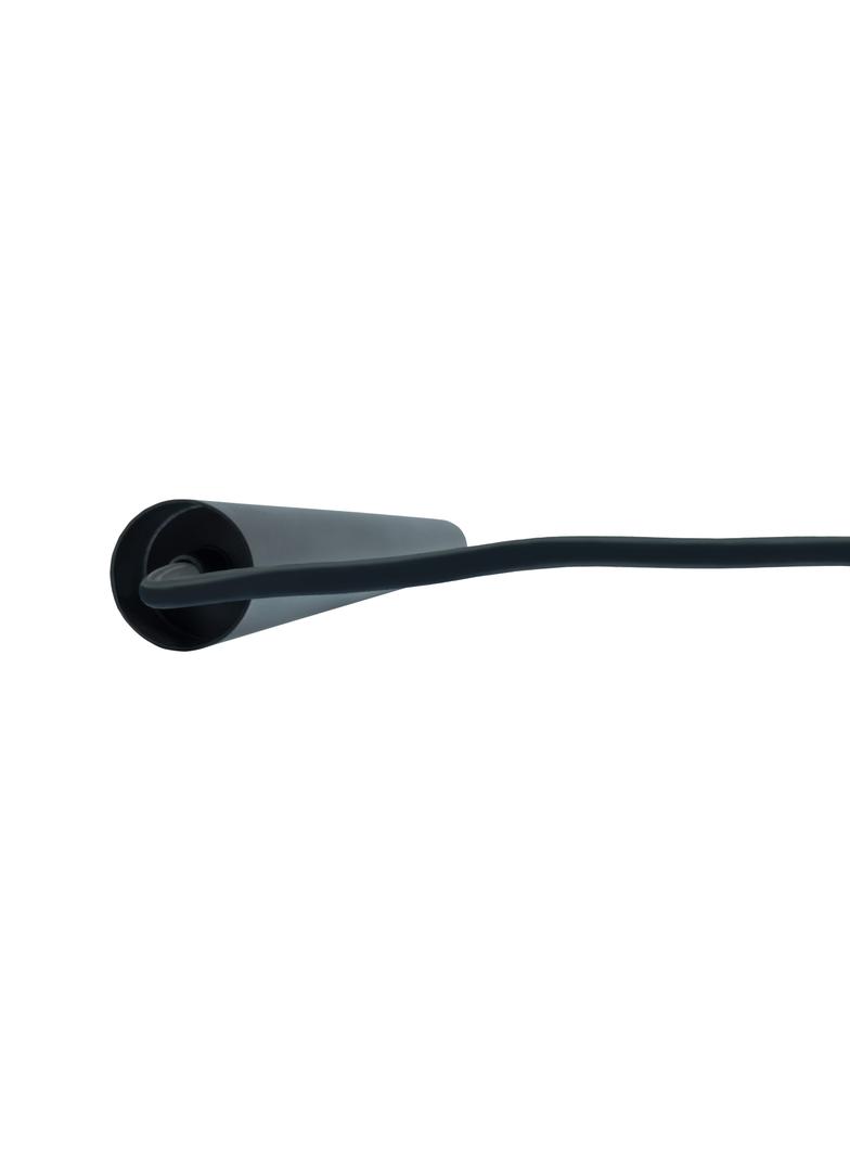 Oprawa punktowa CHLOE SLIM MR11 ZWIESZANA BAZA 250V IP20 40x500+1m kabel CZARNY regulowany kąt świec
