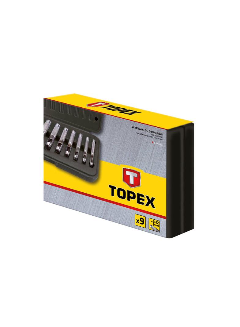Wycinaki do otworów, zakres 3-12 mm, 9 szt.