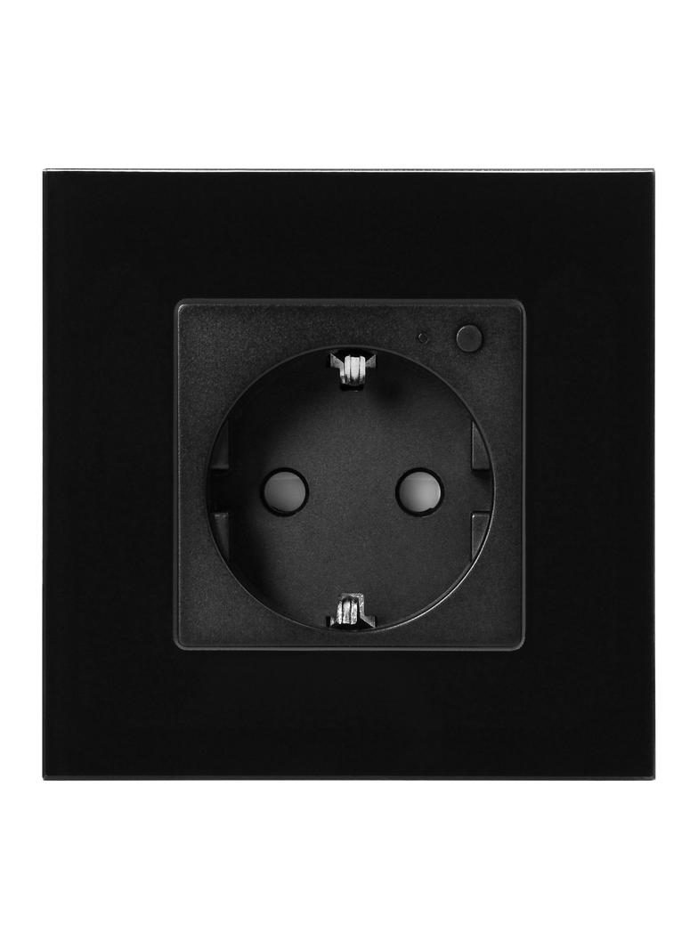 Gniazdo pojedyncze Tuya Smart Wi-Fi, Schuko, czarne OR-SH-17205(GS)/B ORNO