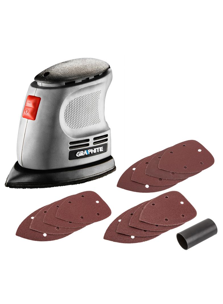 Szlifierka oscylacyjna delta 105W, stopa 140 x 140 x 97 mm