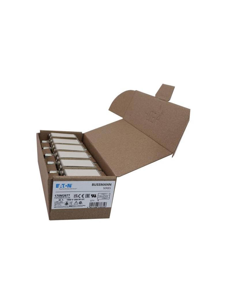 40A 1000V aR DIN 00 TYPE T FUSE Wkładka szybka 40A AC 1000V DIN 00 aR DIN IEC nieizolowane 170M2677