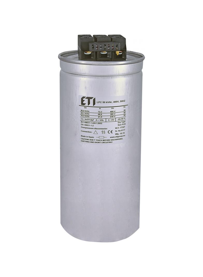 Kondensator LPC 50 kVAr, 400V, 50Hz 004656757 ETI