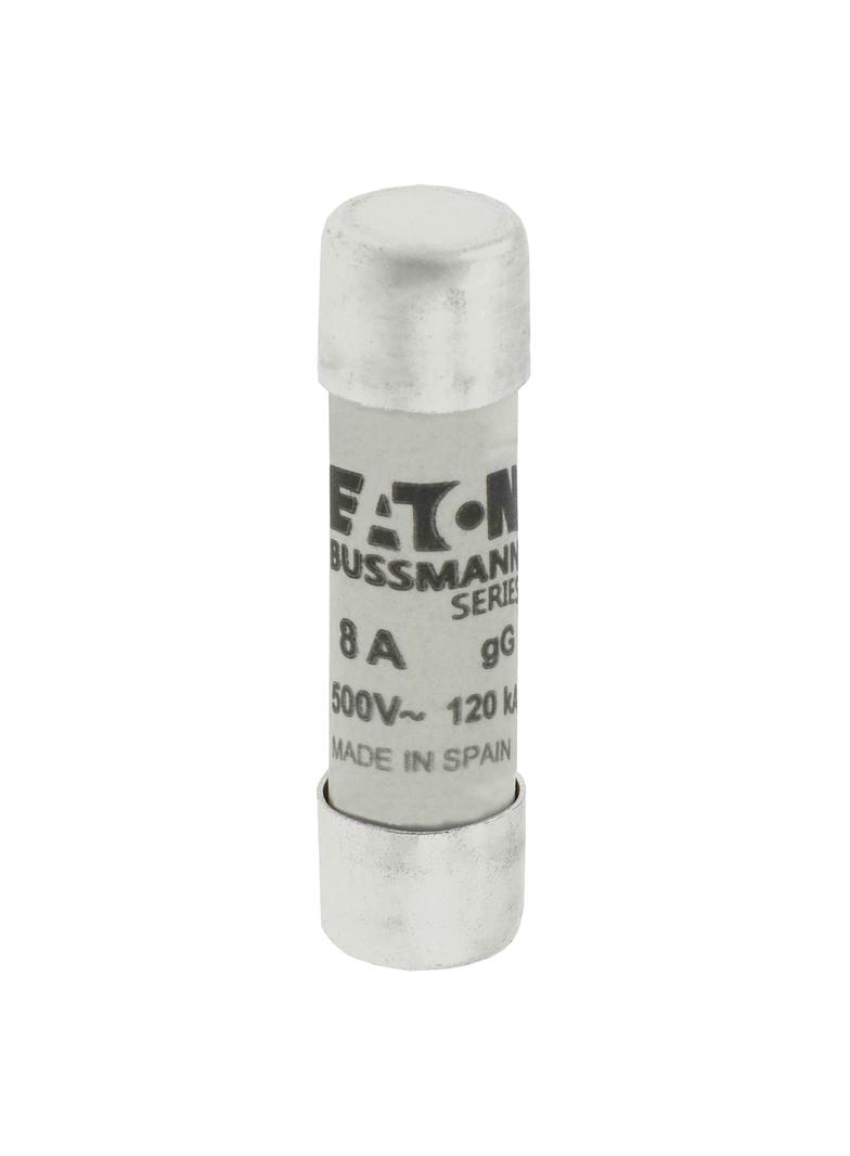 CYLINDRICAL FUSE 10 x 38 8A GG 500V AC Wkładka cylindryczna 10 x 38mm 8A GG 500V AC C10G8 EATON