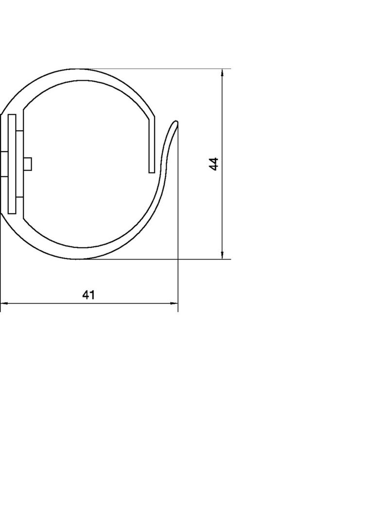 KANAŁ GRZEBIENIOWY VK-FLEX 40,L=500MM,SZARY. M5693. HAGER