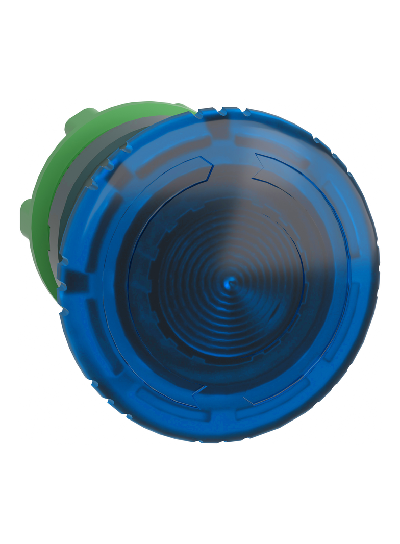 Harmony XB5 Napęd przycisku grzybkowego O40 niebieski odryglowany przez obrót LED plastik