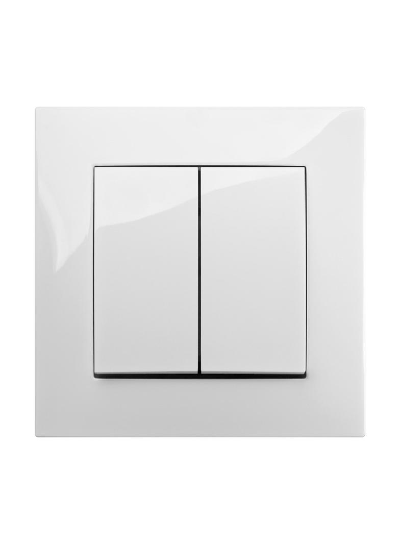 CARLA łącznik świecznikowy biały