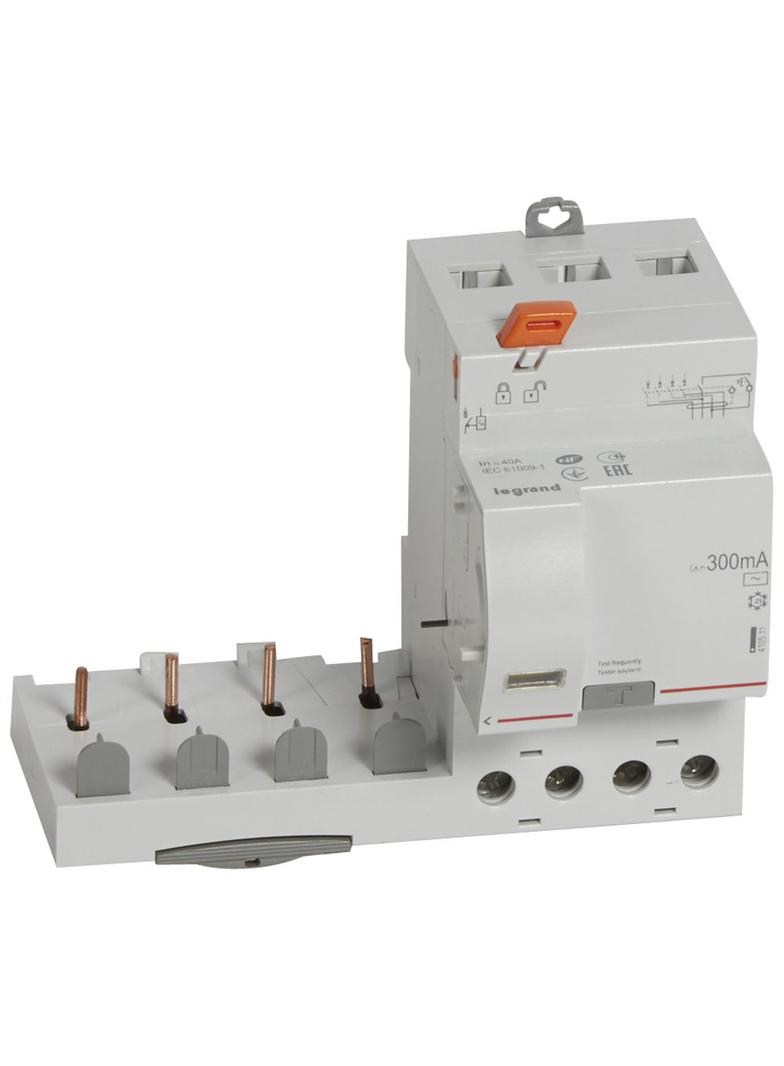 BLOK RÓŻNICOWOPRĄDOWY PR 304 4P 40A 300MA TYP AC SERII DX3, Legrand