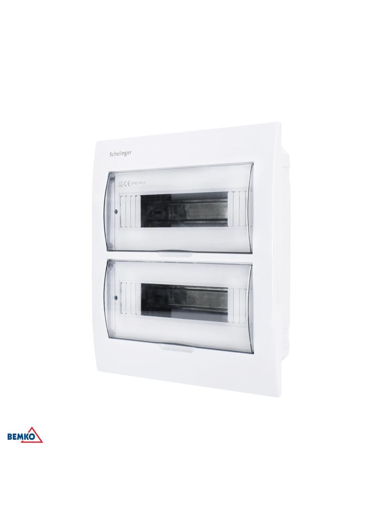 ROZDZIELNICA PODTYNKOWA IP40 ZACISKI 24N+24PE 2x12P