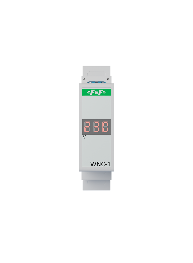 Modułowy wskaźnik napięcia - 1 fazowy LCD WR-1 WNC-1 F&F
