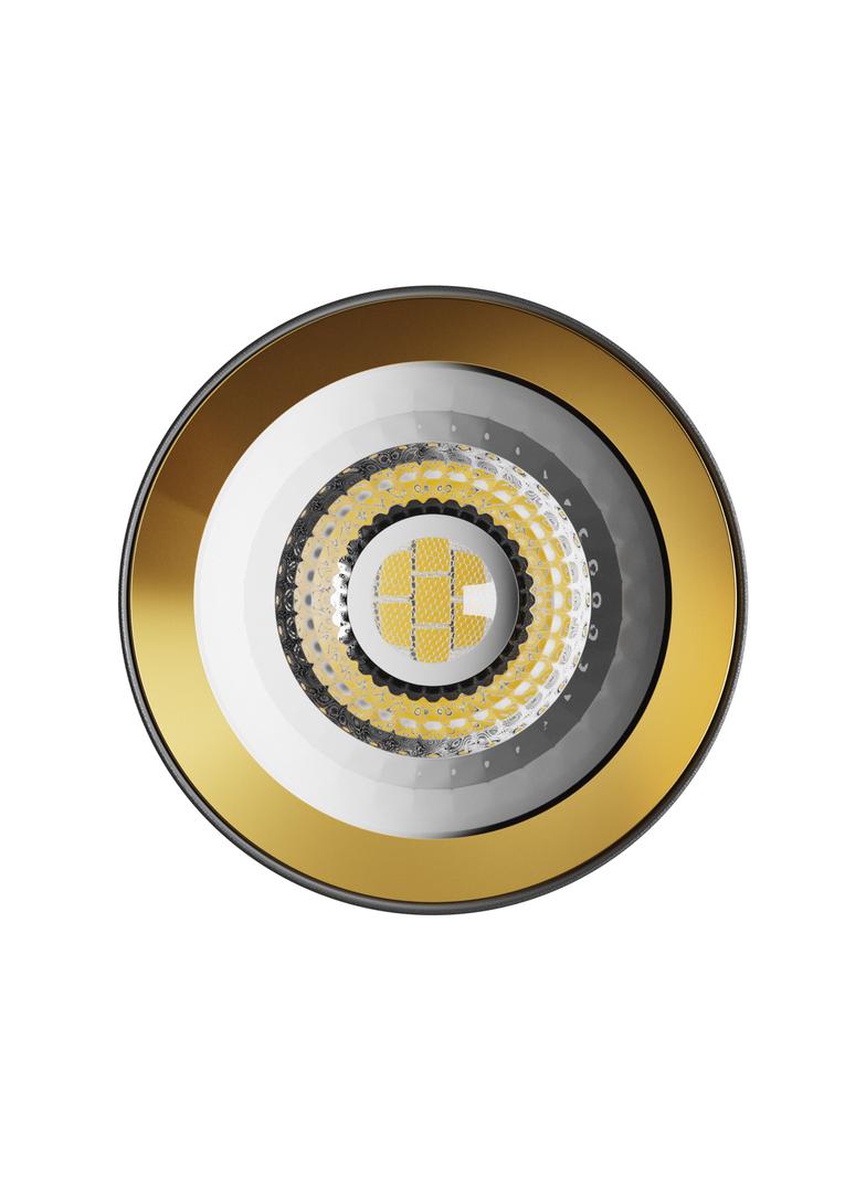 CHLOE VARIOSA GU10 NATYNKOWA GU10 230V IP20 55x100MM CZARNY ŚRODEK ZŁOTY OKRĄGŁA