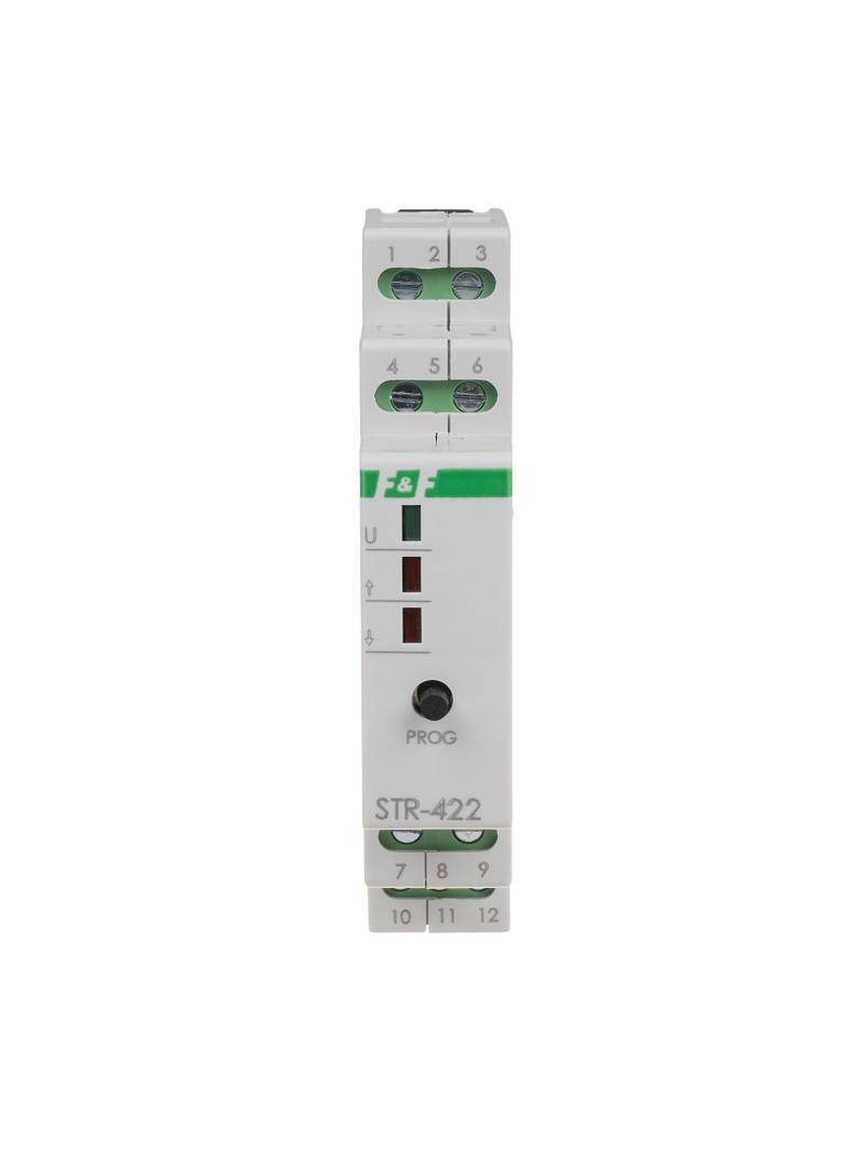 Sterownik roletowy jednoprzyciskowy STR-422 24V napięcie 24V AC/DC STR-422-24V F&F