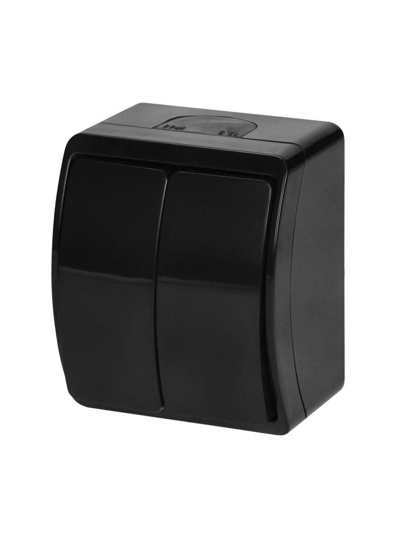 Łącznik świecznikowy n/t AQUATIC IP44 czarny OR-OE-7101/B ORNO