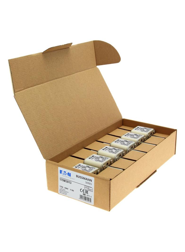 125A 690V 1*/80 aR INDICATOR FUSE Wkładka szybka 125A AC 690V compact DIN 1 45x45x104 mm, 170M3013 E