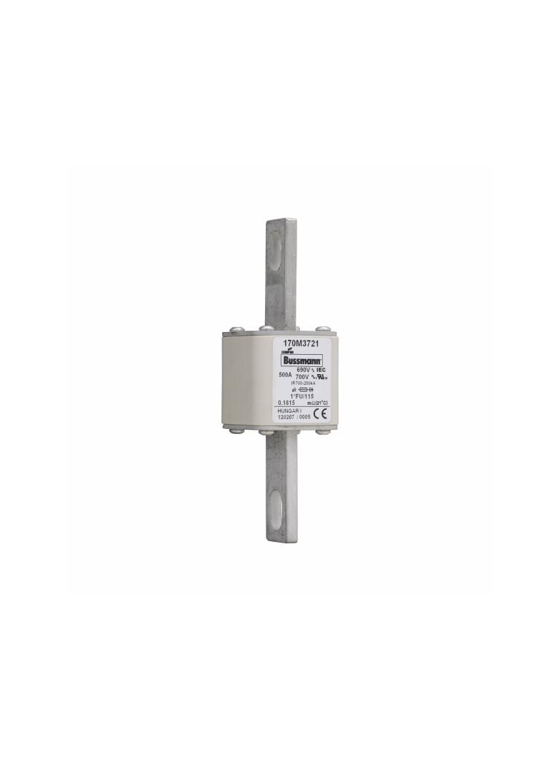 FUSE 500A 690V 1*FU/115 AR UC Wkładka szybka 500A AC 690V rozmiar 1 45x45x148 mm aR, 170M3721 EATON