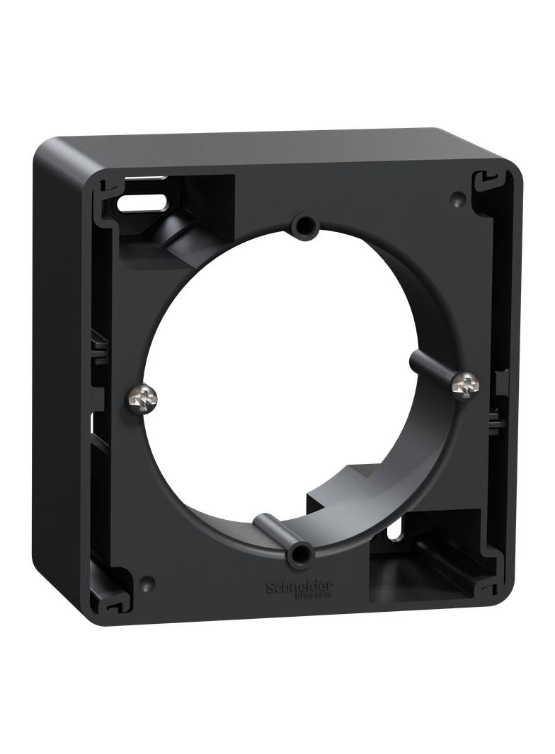 Sedna Design & Elements, podstawa natynkowa, czarny antracyt