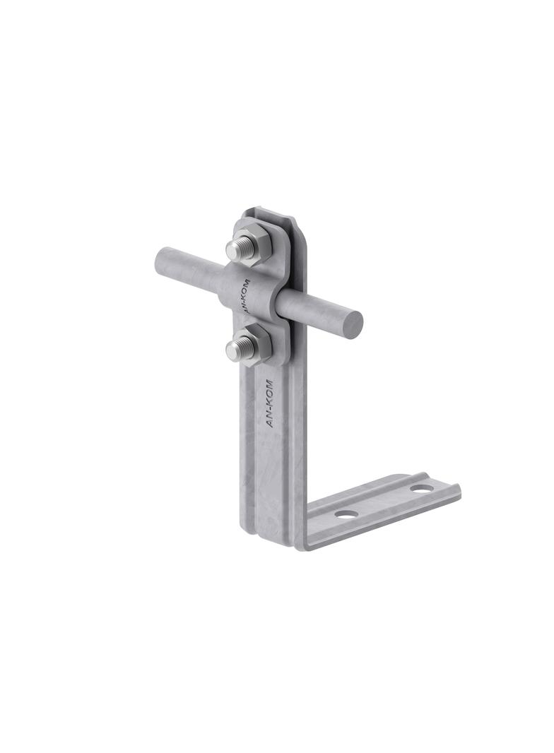 AN-10R/OG/-N Uchwyt kątowy prosty H=10cm Z-śruba /OG/