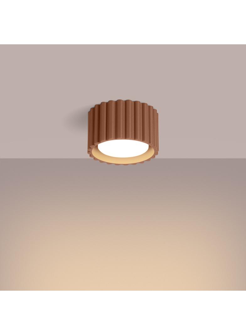 SOLLUX Plafon AURA 1 mocca Gx53 ; SL.1807