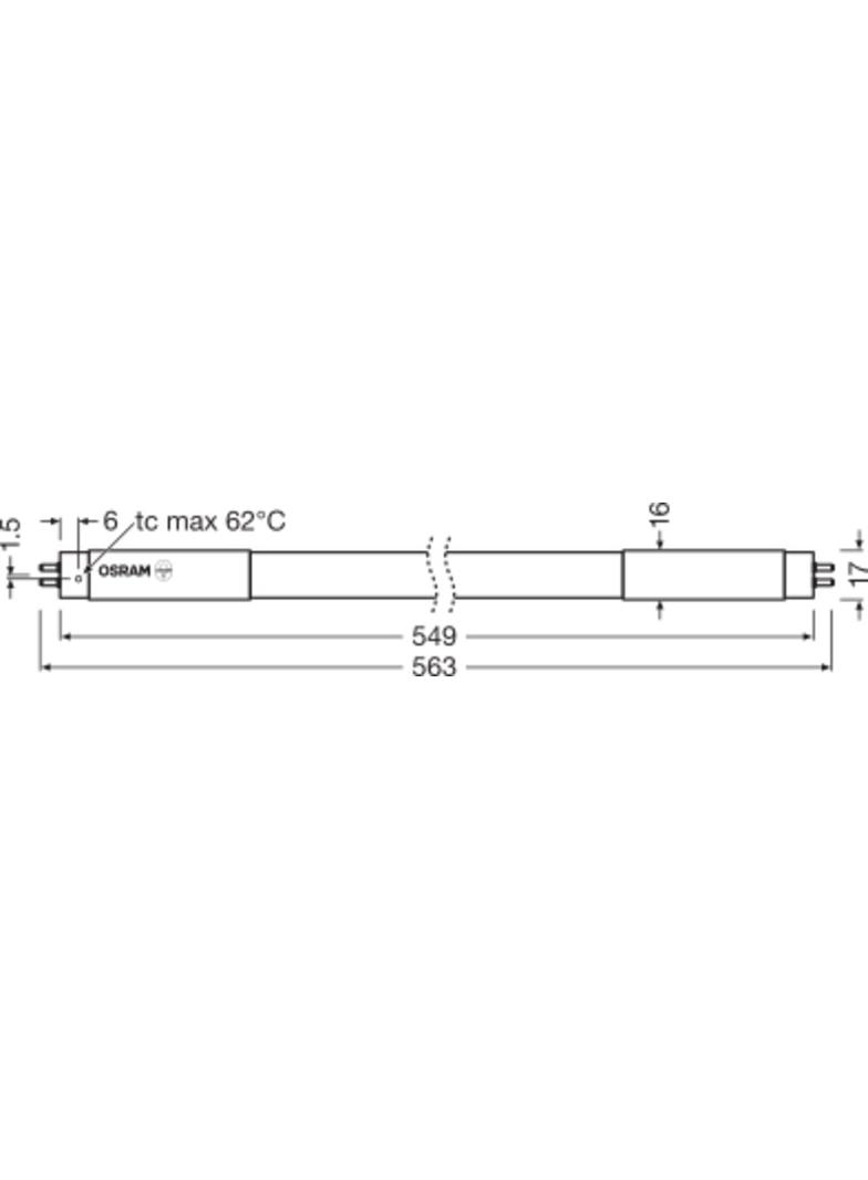 Tuba LED T5 HE 14 600mm 7W 865 HF