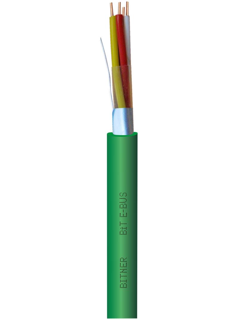 BiT E-BUS PVC RAL 6018 2x2x0,8 Kabel do magistrali EIB, KNX