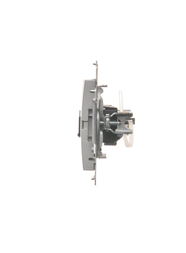 Simon 54 Gniazdo HDMI+RJ45 kat.6. srebrny mat