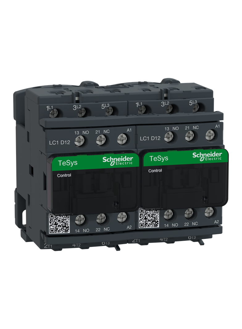 Stycznik nawrotny I= 12A AC-3 napięcie cewki 120 V AC LC2D12G7 SCHNEIDER
