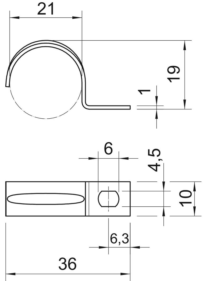 604, OBEJMY MOCUJĄCE 21MM OC