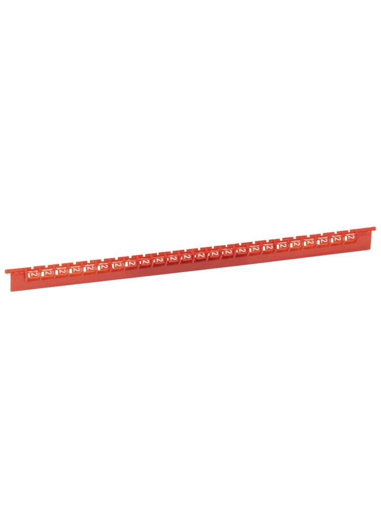 Oznacznik 'Memocab' Czerwone Cyfry 2 (X600) 037810 LEGRAND