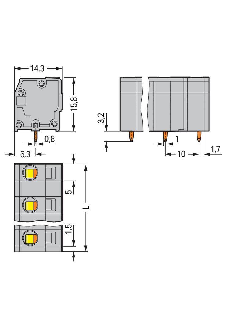 złączka do płytek drukowanych