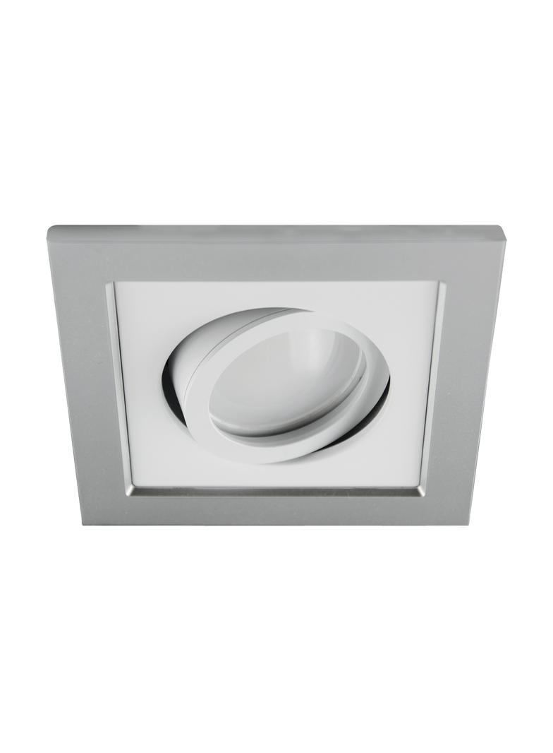 Sufitowa oprawa punktowa BORYS D SILVER/WHITE
