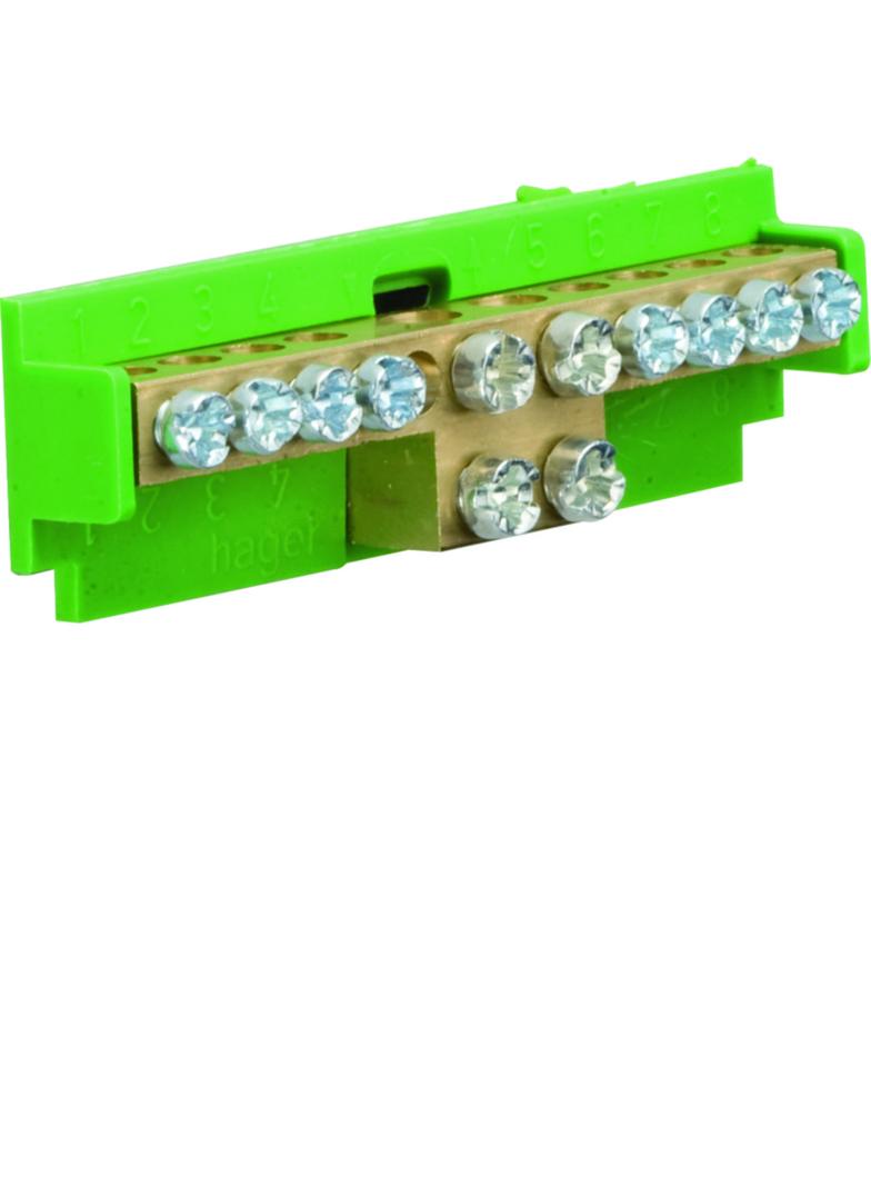 Zaciski ochronne 2x2x16+8x10 KM10E HAGER