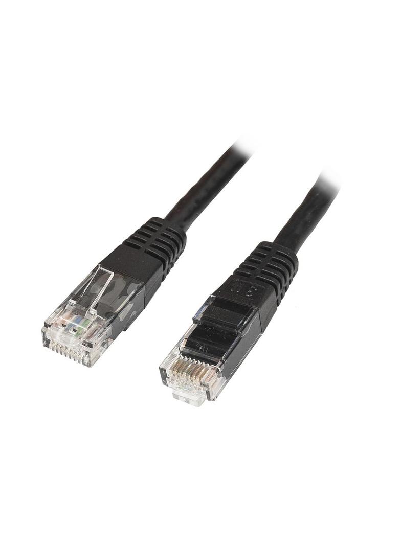 Patchcord RJ45 U/UTP kat. 6 PVC CCA czarny 30m