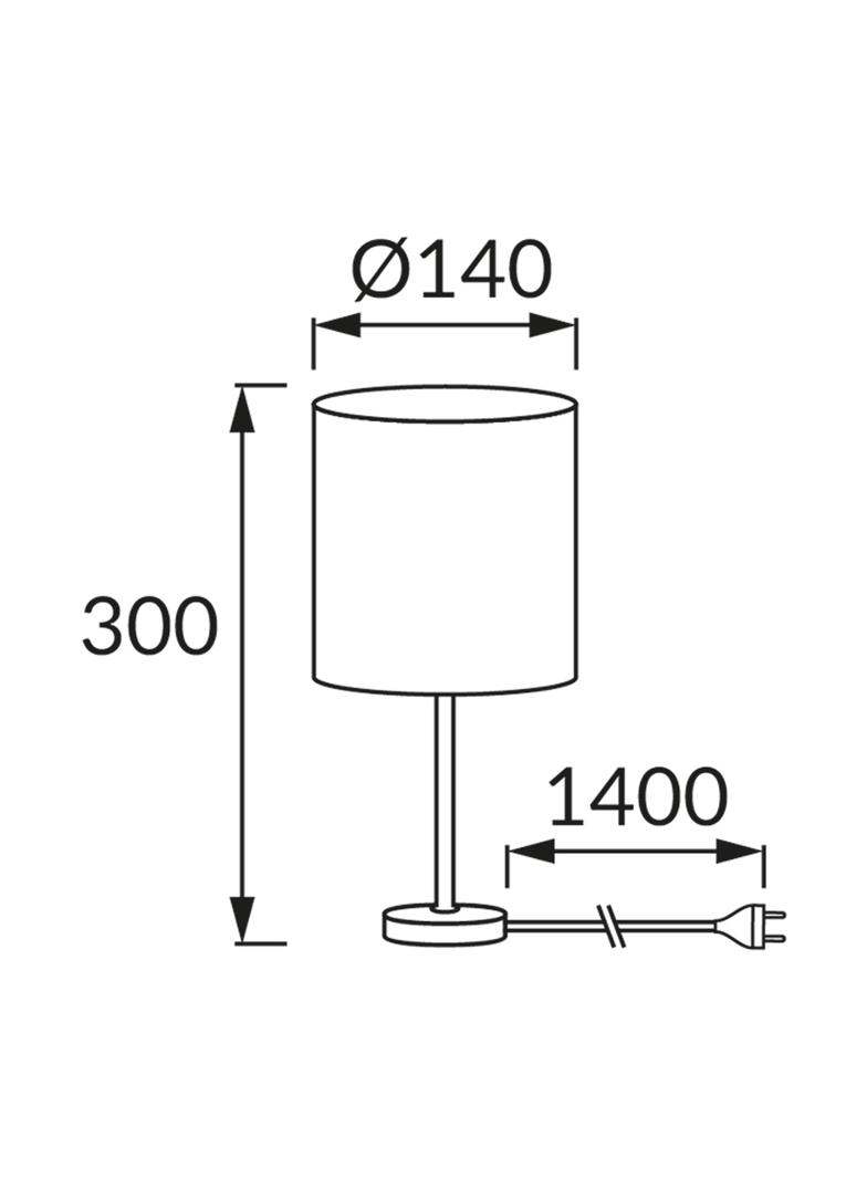 Lampka stołowa AGNES E14 PURPLE