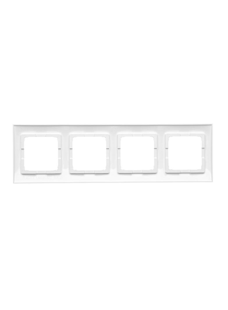 Simon 54 Premium Ramka 4-krotna PREMIUM do puszek karton-gips IP20 / IP44 biały DRK4/11 KONTAKT