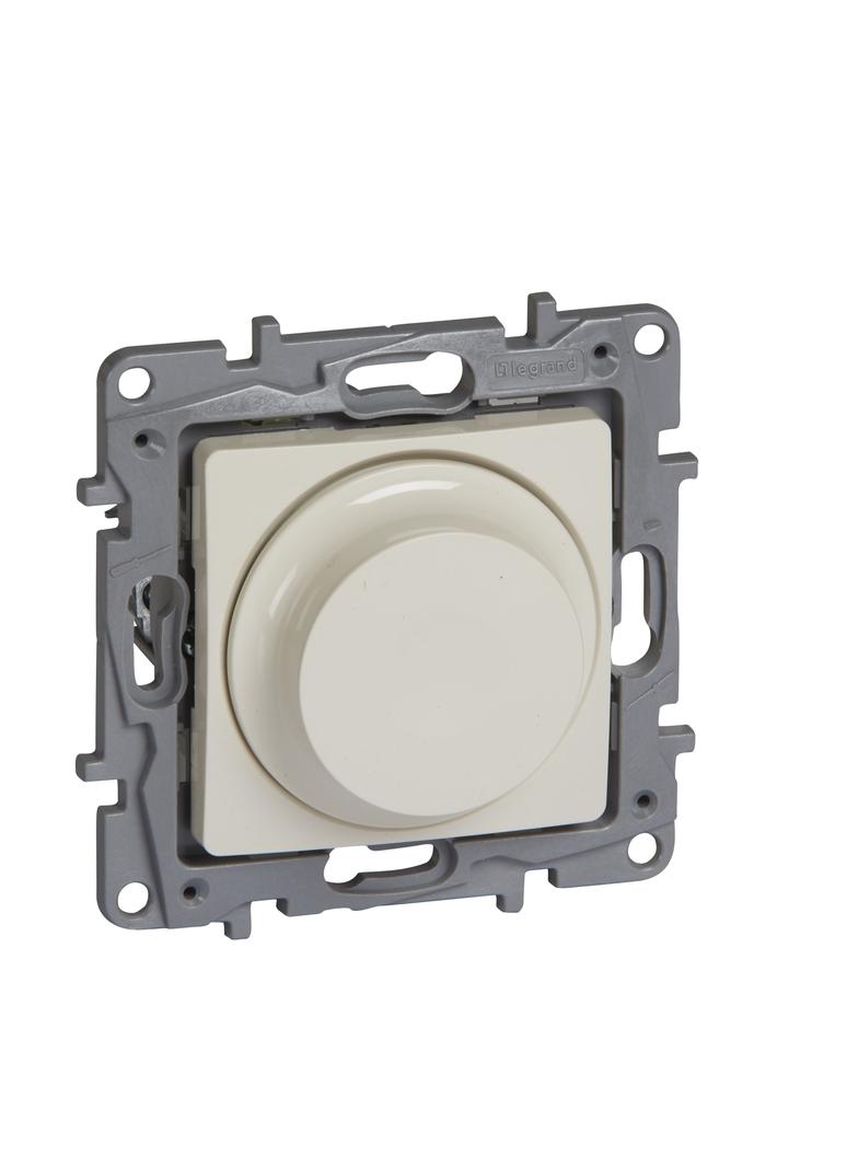 NILOE - ŚCIEMNIACZ OBROTOWY 300 W 2-PRZEWODOWY KREMOWY, Legrand
