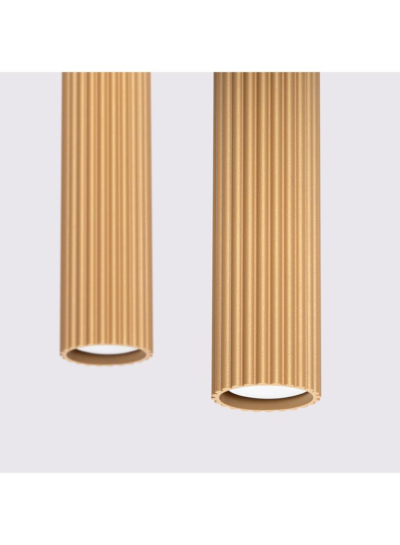 Sollux Lampa wisząca KARBON 2 złoty SL.1555