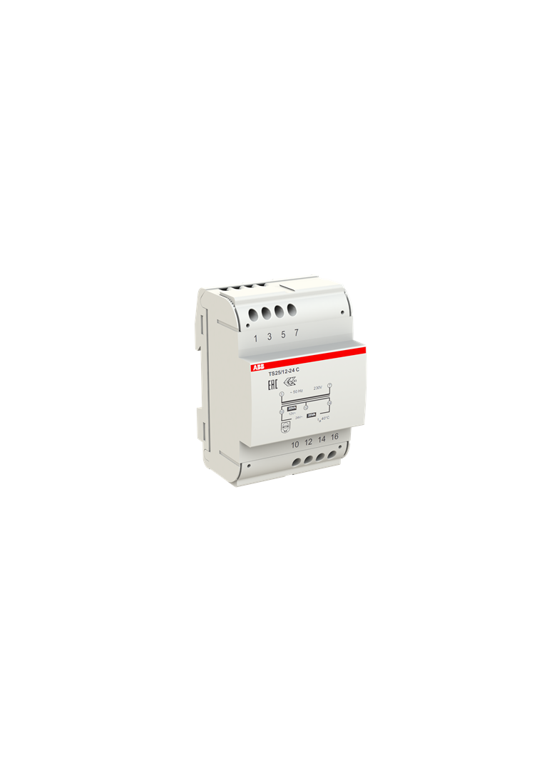 TS25/12-24C transformator z bezpieczną izolacją 12-24V