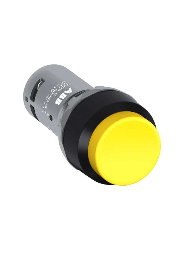 Przycisk wypukły bistabilny 1NO1NC żółty CP4-10Y-11
