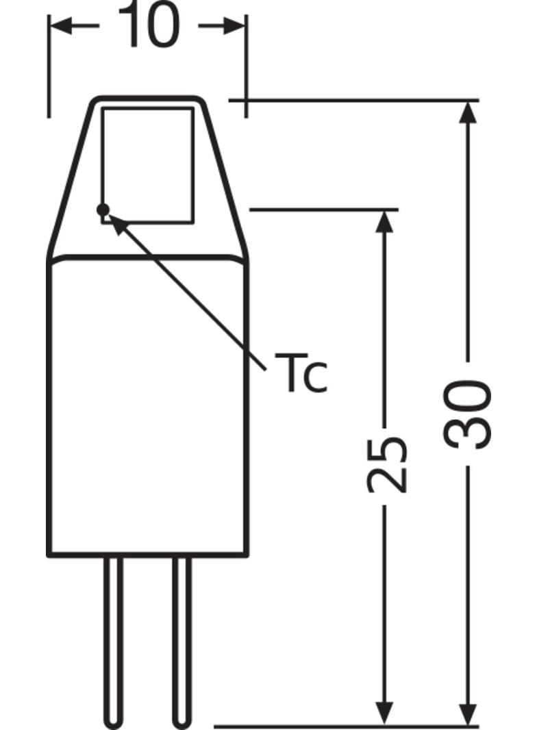 Lampa LED PIN MICRO CL 10 non-dim 1W 827 G4