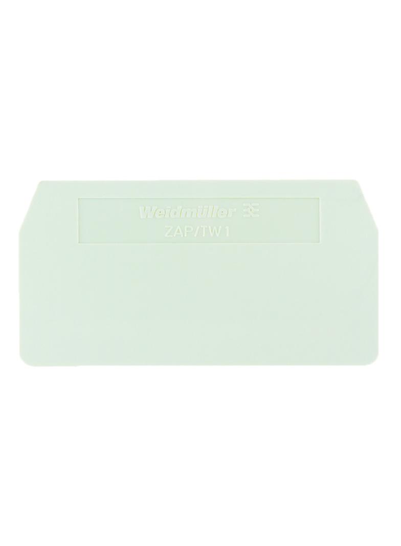 ZAP/TW 1 GR Płyta separacyjna (terminal), Płyta zamykająca i pośrednia, 59.5 mm x 30.5 mm, szary /50szt./ 1683710000 WEIDMÜLLER