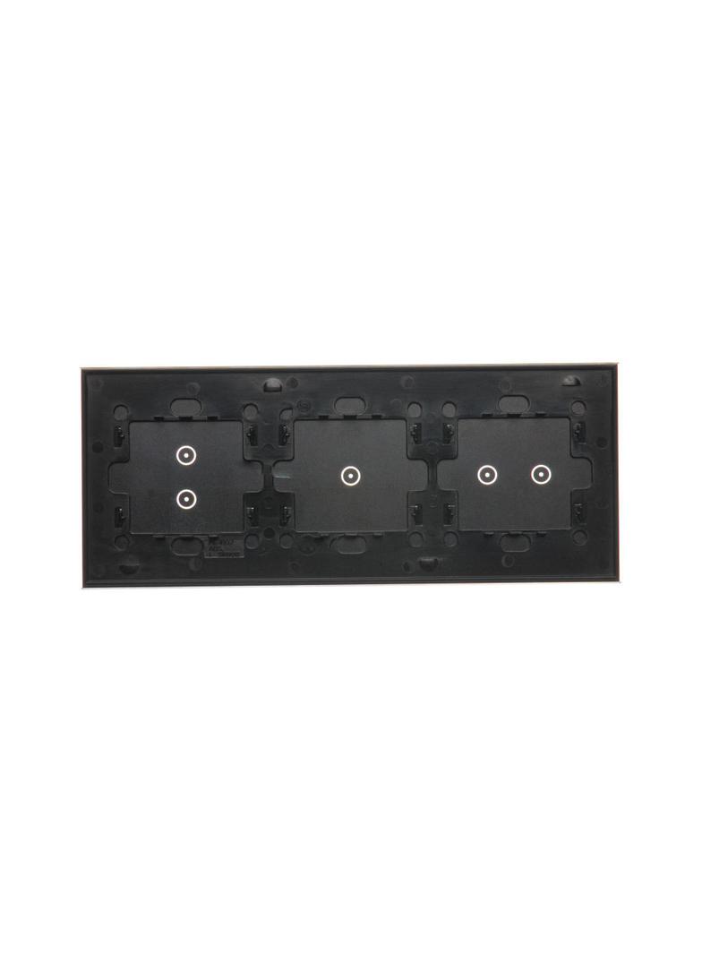 Simon 54 Touch Panel dotykowy S54 Touch 3 moduły 2 pola dotykowe poziome + 1 pole dotykowe + 2 pola dotykowe pionowe zastygła lawa DSTR3213/73 KONTAKT