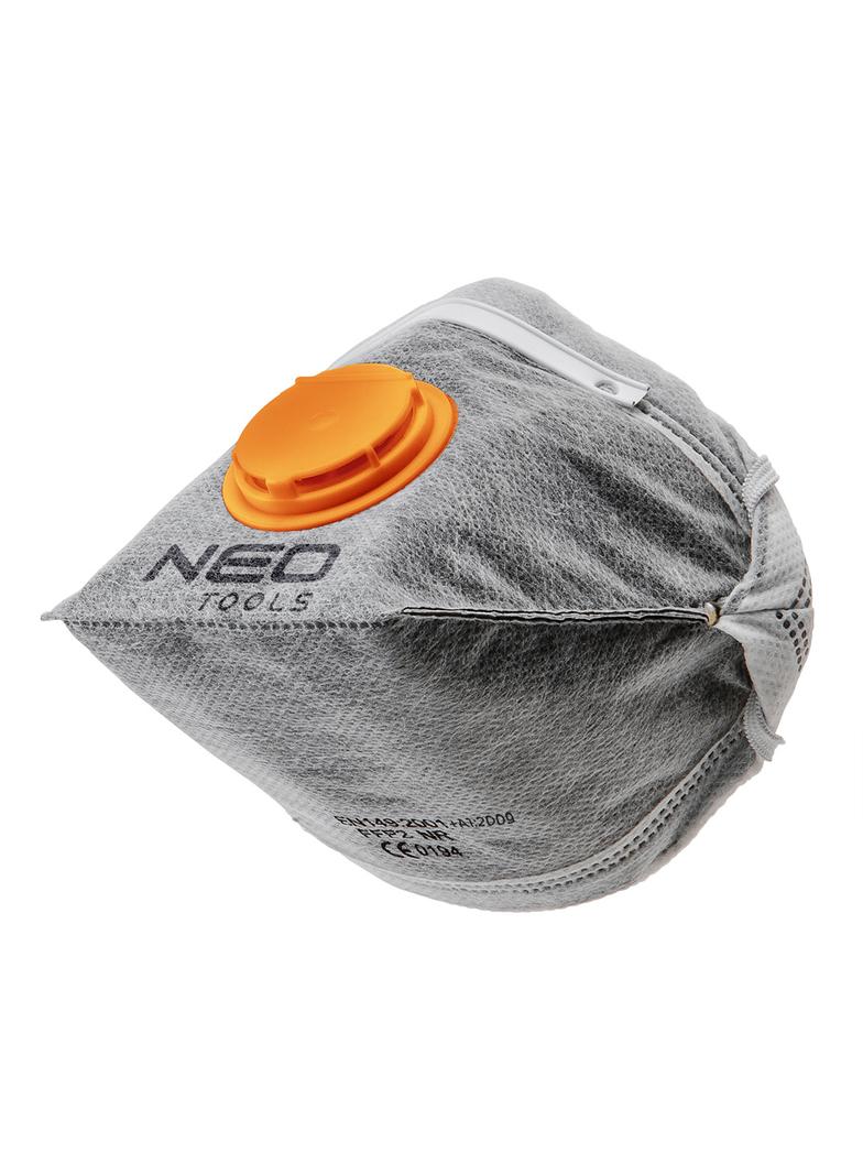 Półmaska przeciwpyłowa składana, z aktywnym węglem FFP1, z zaworem, 3 szt.