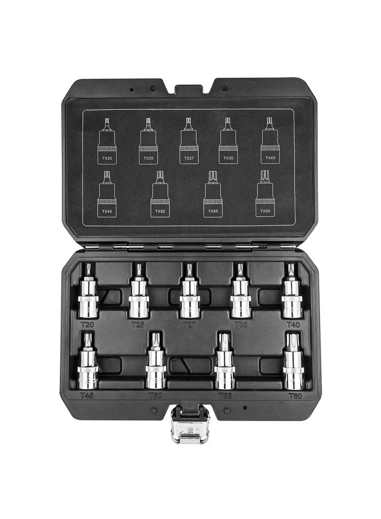 Końcówki Torx na nasadce 55 mm, zestaw 9 szt.
