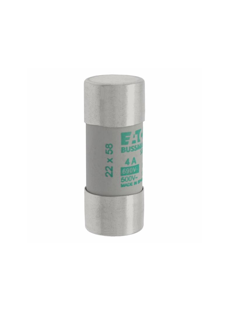 CYLINDRICAL FUSE 22 x 58 4A AM 690V AC Wkładka cylindryczna 22 x 58mm 4A AM 690V AC C22M4 EATON